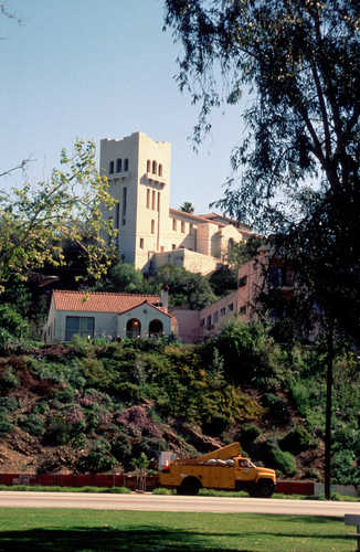 Southwest Museum from Sycamore-Grove Park