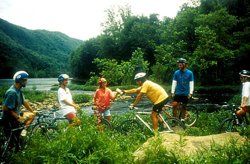 Bikers on the Trail