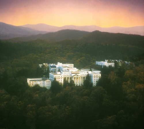 Aerial View of the Greenbrier Resort