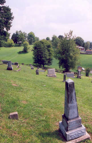 Graveyard View in Westlake Cemetery