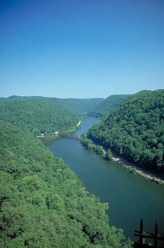 New River Gorge from Hawk