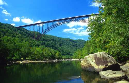 The World’s Second Longest Single Arch Steel Span, the New River Gorge Bridge