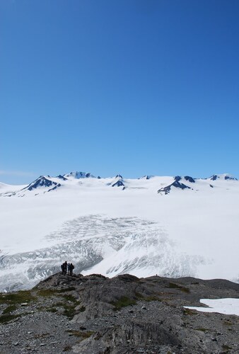 Hiking to the Harding Icefield