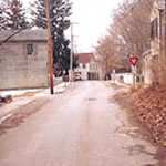 A Wintery Street in Elsah
