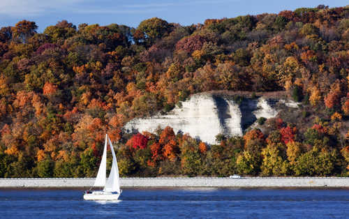 Autumn Colors in Alton, Illinois