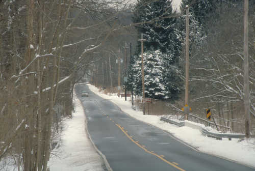 Byway in Winter near Boston Mills Road