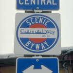 Closeup of Ohio & Erie Canalway Sign