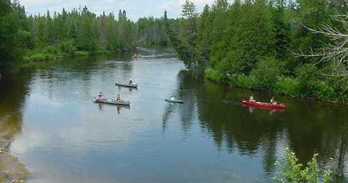 Canoeing the Au Sable