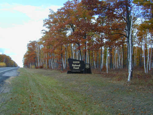 An Entrance to Huron National Forest