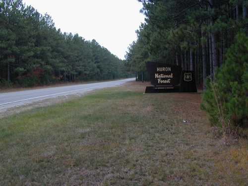 Portal Sign for Huron National Forest