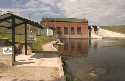Tailwater Fishing Area below Cooke Dam