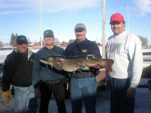 Four Men With a Big Fish