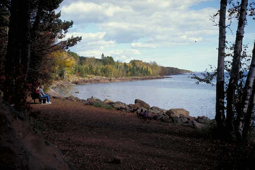 Beach at Twin Points on the North Shore Scenic Byway
