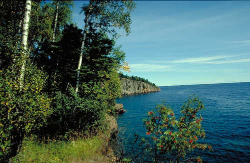 A View of Shovel Point at Baptism Wayside