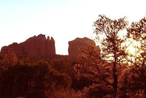 Sunset on Cathedral Rock