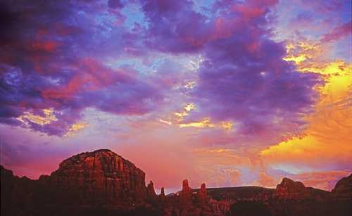 Sunset over Red Rocks