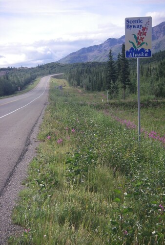 Scenic Byway Sign on the George Parks Highway