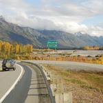 Approaching Porcupine Crossing in Autumn