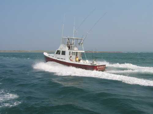The Gambler out of Hatteras, NC, at Hatteras Inlet