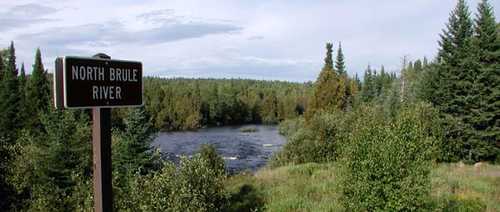 North Brule River from the Gunflint Trail