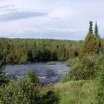 North Brule River from the Gunflint Trail