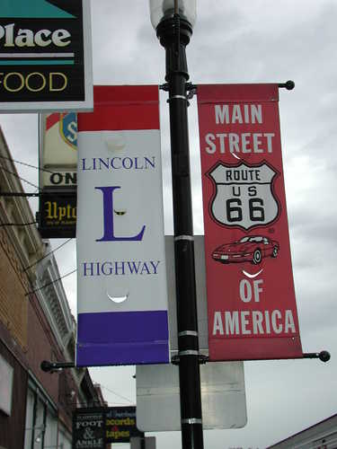 Route 66 and the Lincoln Highway in Illinois