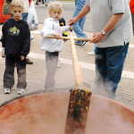 Stirring a Pot of Apple Butter at the Berkeley Springs Apple Butter Festival