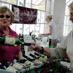 Sampling Wine at the Uniquely West Virginia Event in Berkeley Springs