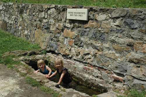 Kids Finding a Dip in George Washington