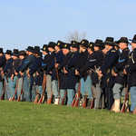 Union Soldiers in Formation