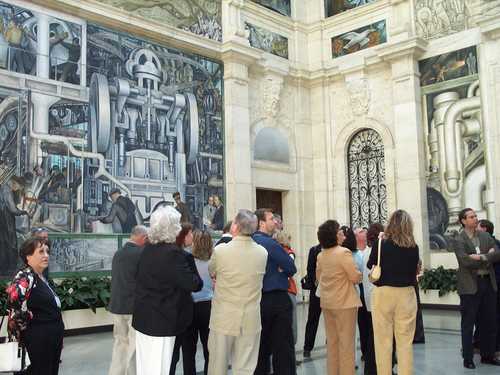 Diego Rivera Mural at the Detroit Institute of Arts