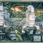 Detail of the Rivera Court Mural