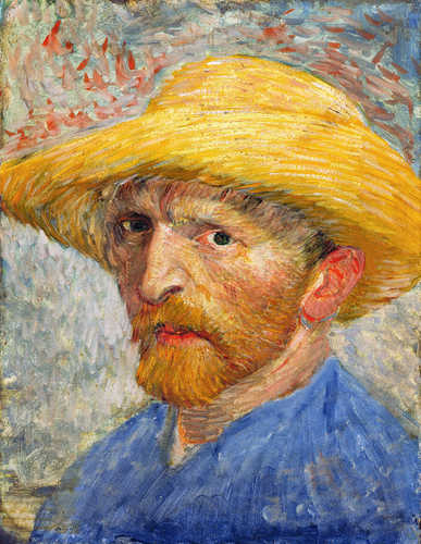 Close Up of Van Gogh Self-Portrait