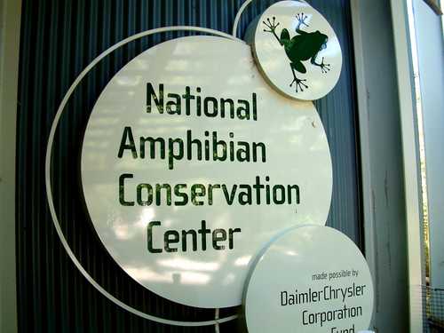 Entrance Sign to National Amphibian Conservation Center
