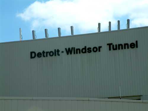 Entrance to the Tunnel to Canada