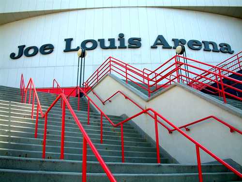 Red Bannisters at Joe Louis Arena