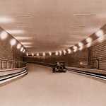 First Car Through Detroit-Windsor Tunnel