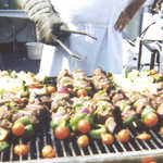 Kabobs on the Grill