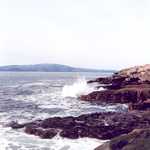 View of Mount Desert Island from Schoodic Point