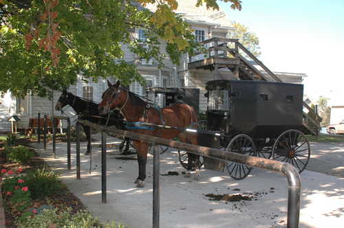 Hitching Post and Carriages