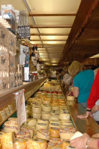 Shopping for Cheese at Heini