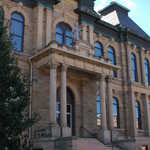 Entrance to Millersburg Courthouse
