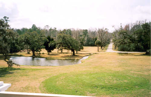 A Pond and Wagon Mound at Drayton Hall