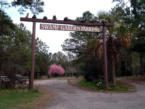 Entrance to the Swamp Gardens of Magnolia Plantation