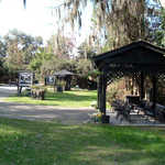 Carriage Ride Waiting Area at Magnolia Plantation