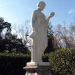 Statue in Center of the Horticulture Maze