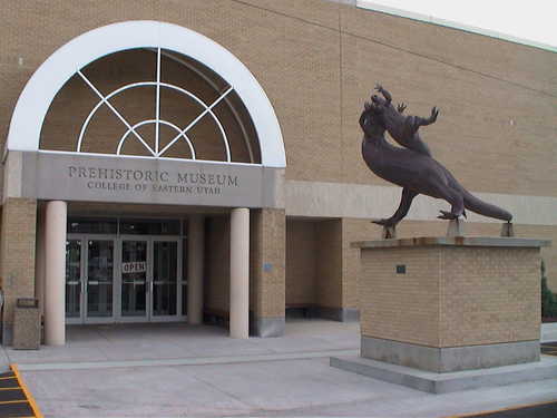 Entrance to the College of Eastern Utah Prehistoric Museum