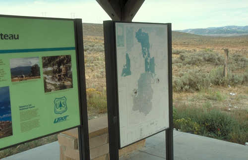 Area Orientation Signs at Hwy 96 in Utah