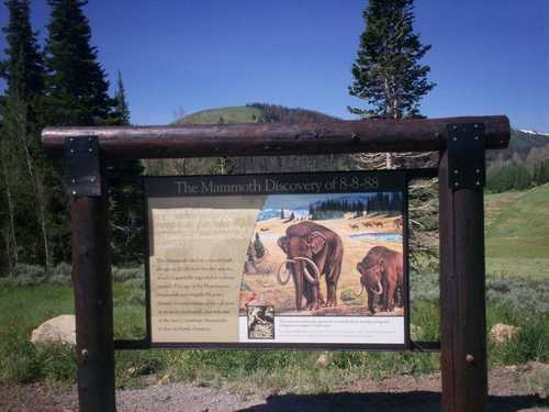 Energy Loop Mammoth Interpretive Sign