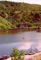 Canoers at First Dam